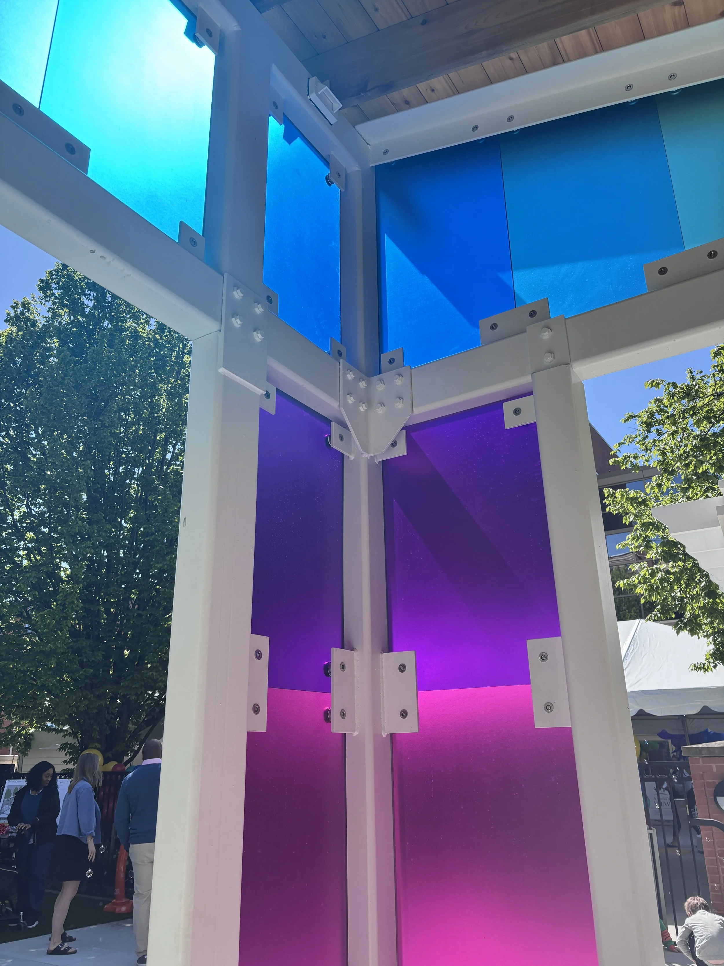 Detail of Rainbow Pavilion