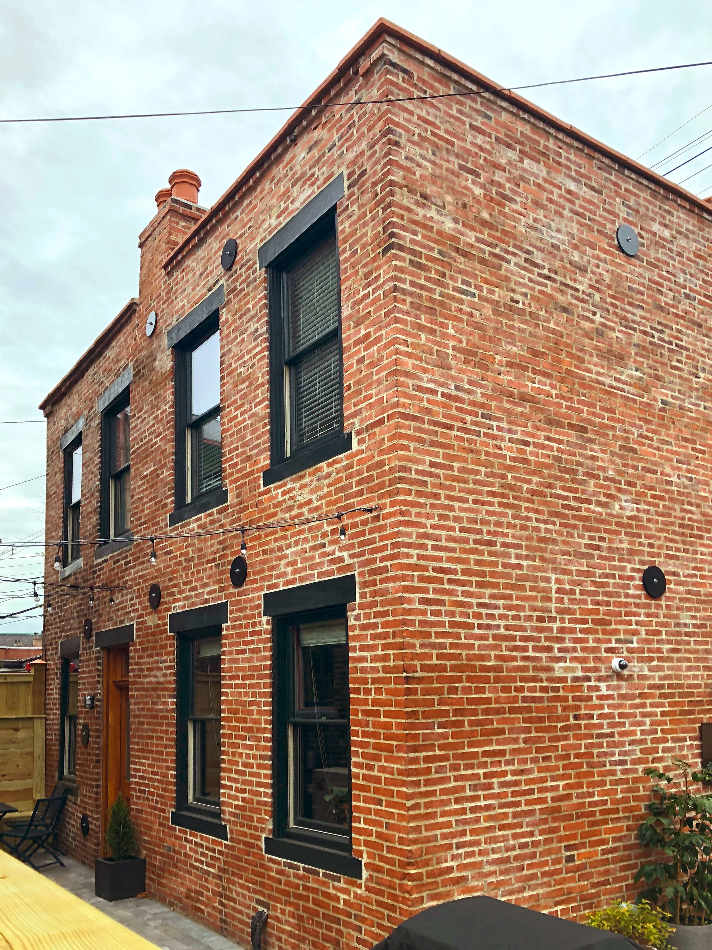 Exterior courtyard elevation
