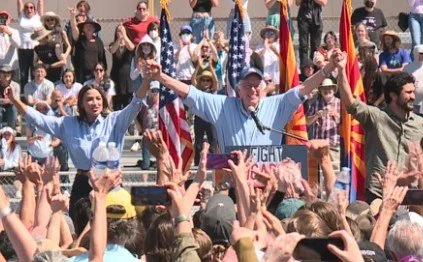 What a Rally! Bernie and AOC in Tucson