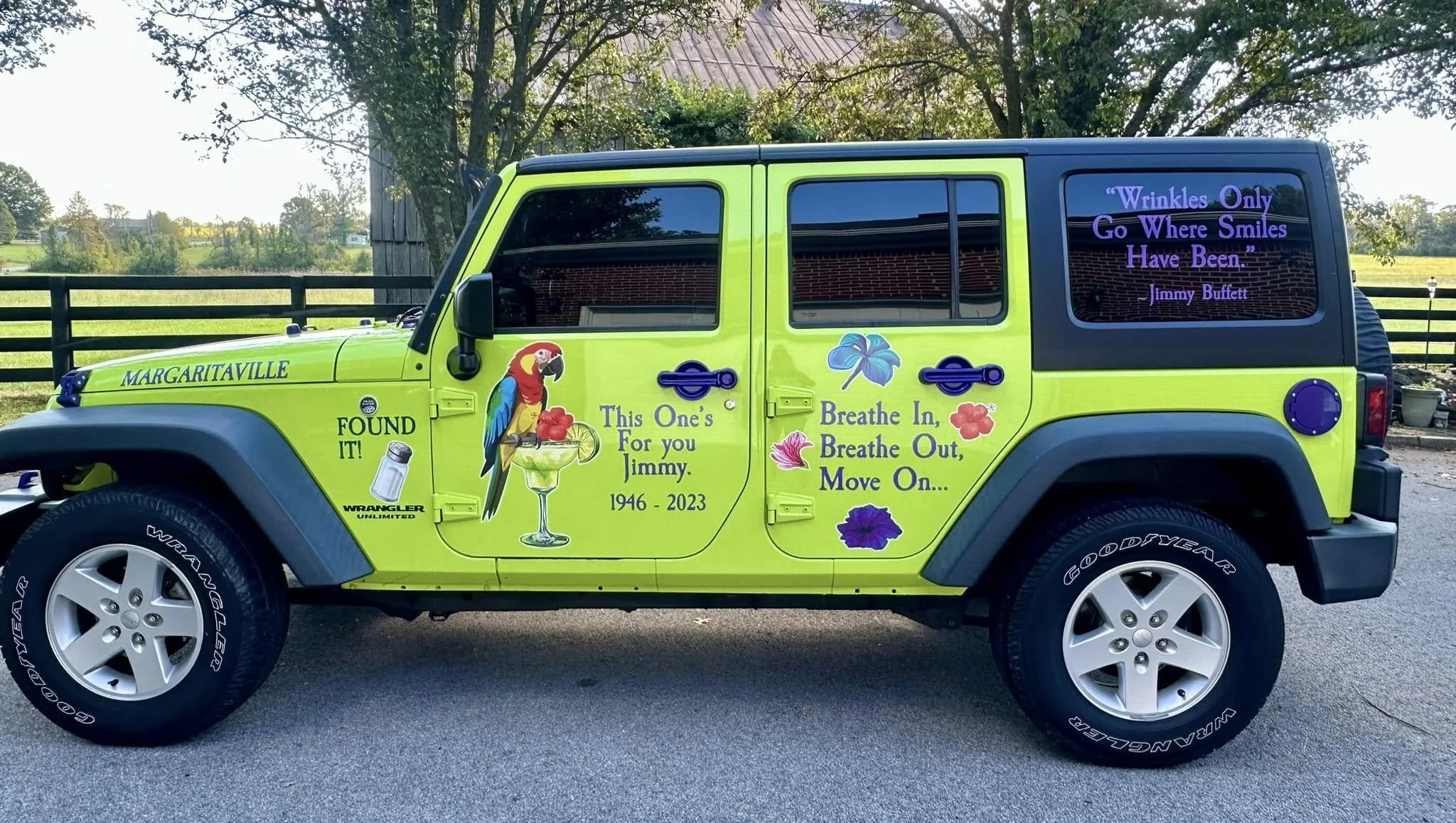River City Wranglerz with Jeep Contest and Main Line's Owner's Choice Award, JIMMY BUFFETt DAY