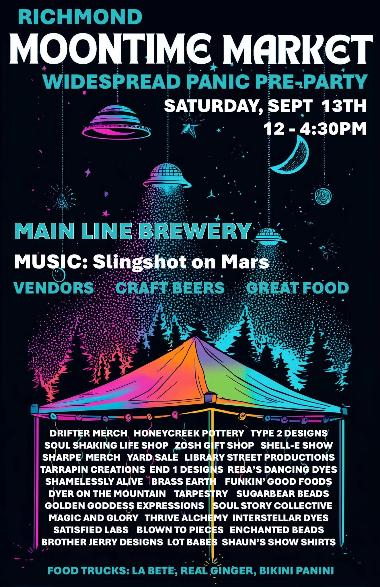 Moontime Market-Widespread Panic Pre-Party!