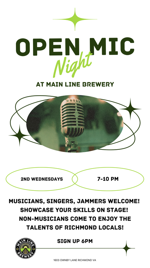OPEN mic night (now 2nd wednesdays of every month)