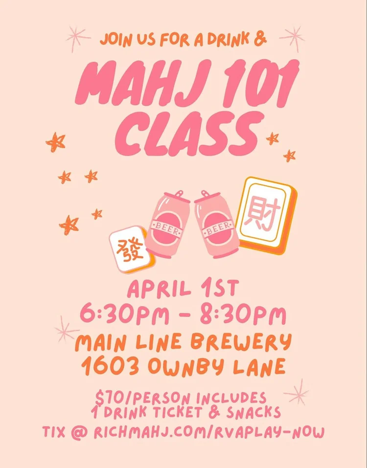 Mahjong Class Event!