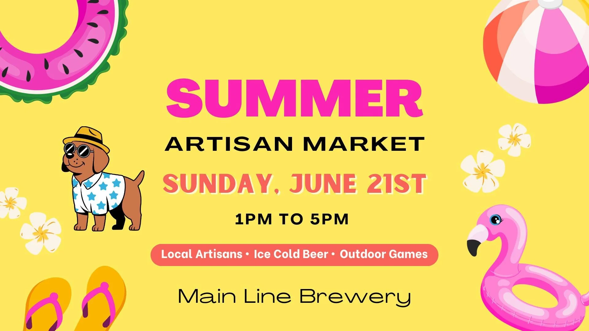 Summer artisan market