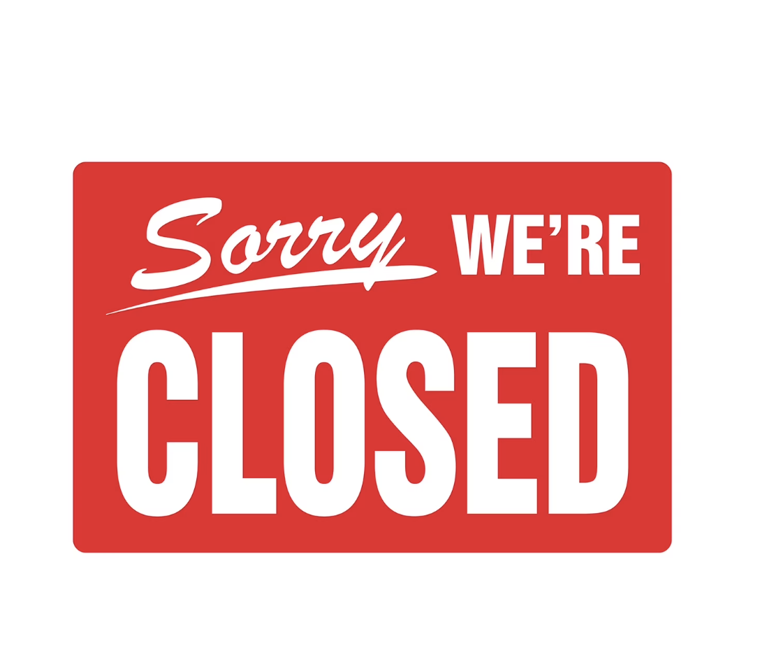 closed all day! PRIVATE EVENT!