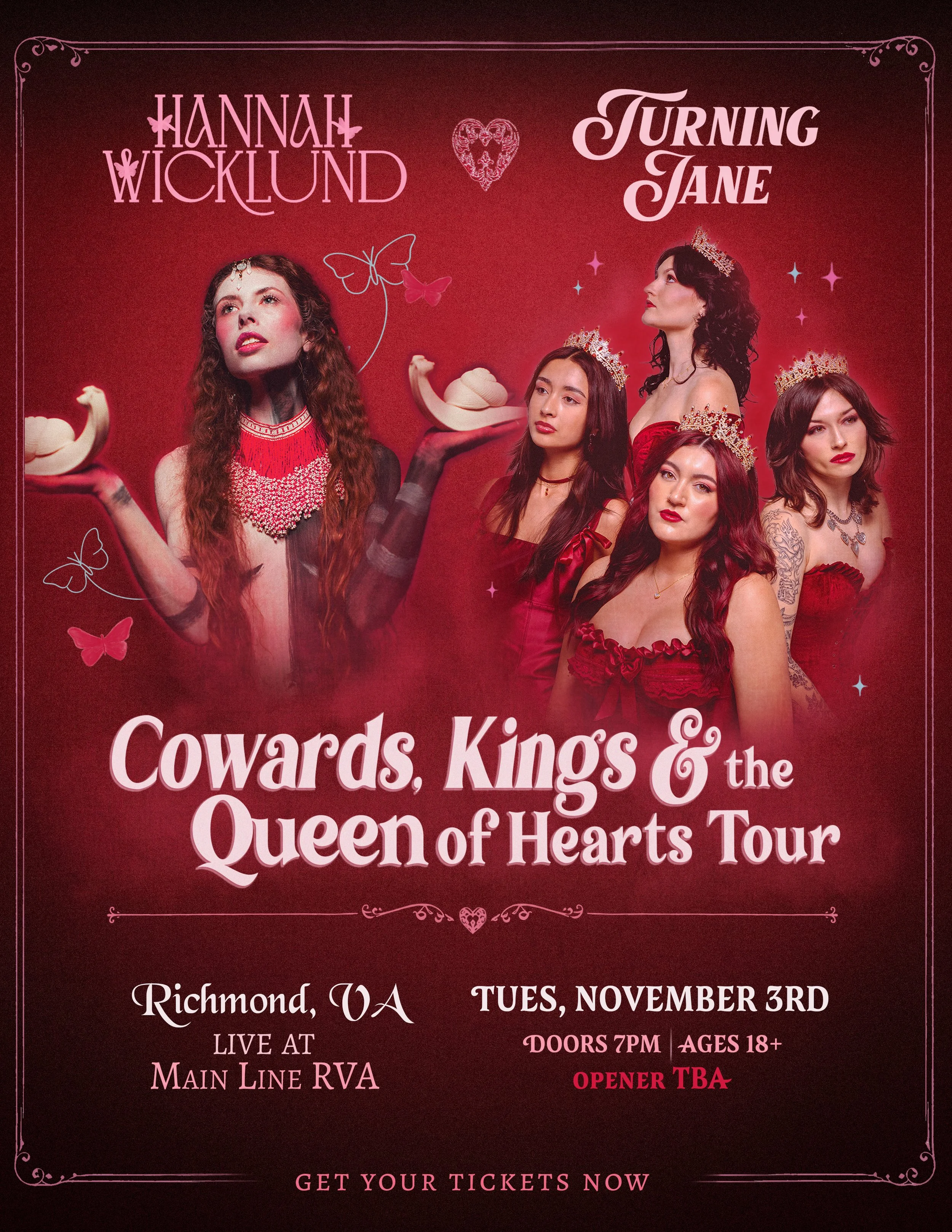 Hannah Wicklund & Turning Jane "The Cowards, Kings & The Queen of Hearts Tour"