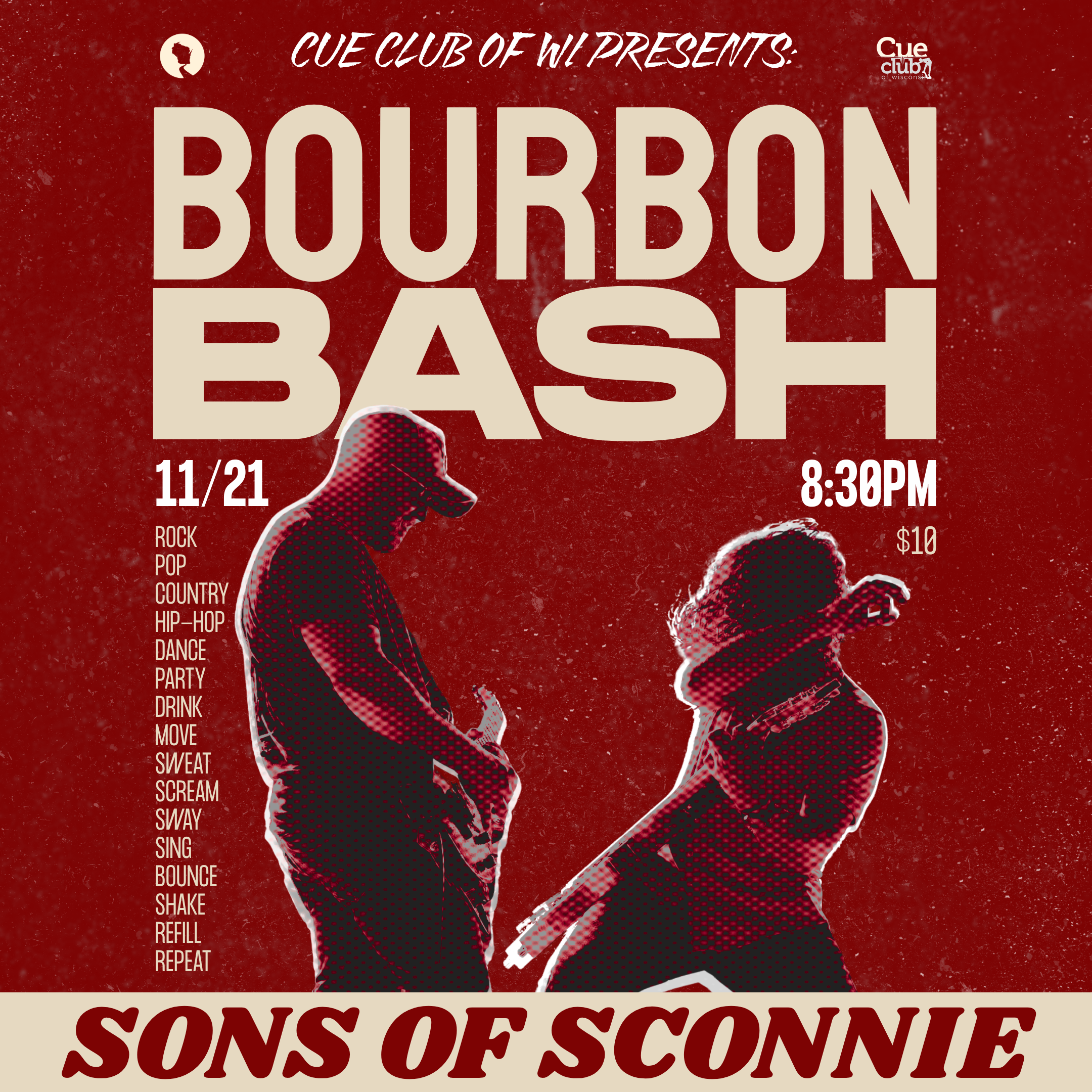 Bourbon Bash at Cue Club of WI