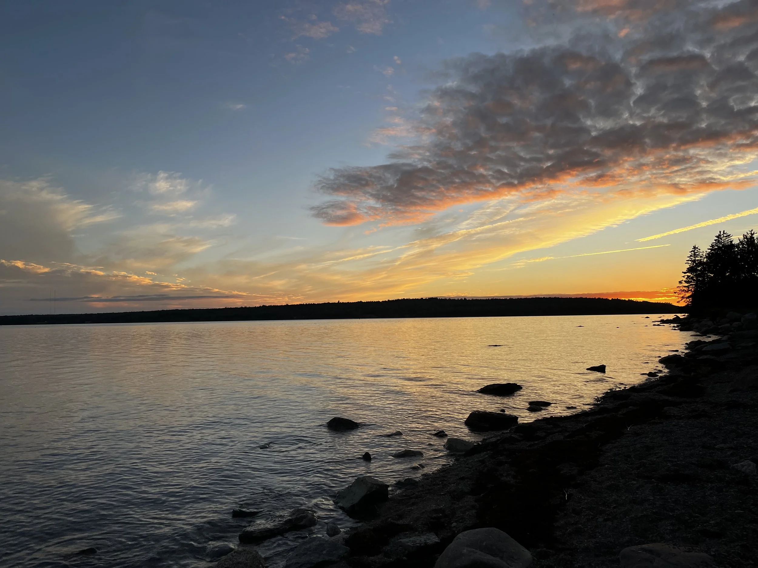 Under Canvas, Acadia:  Chasing the last of the light, some evenings just ask you to slow down.