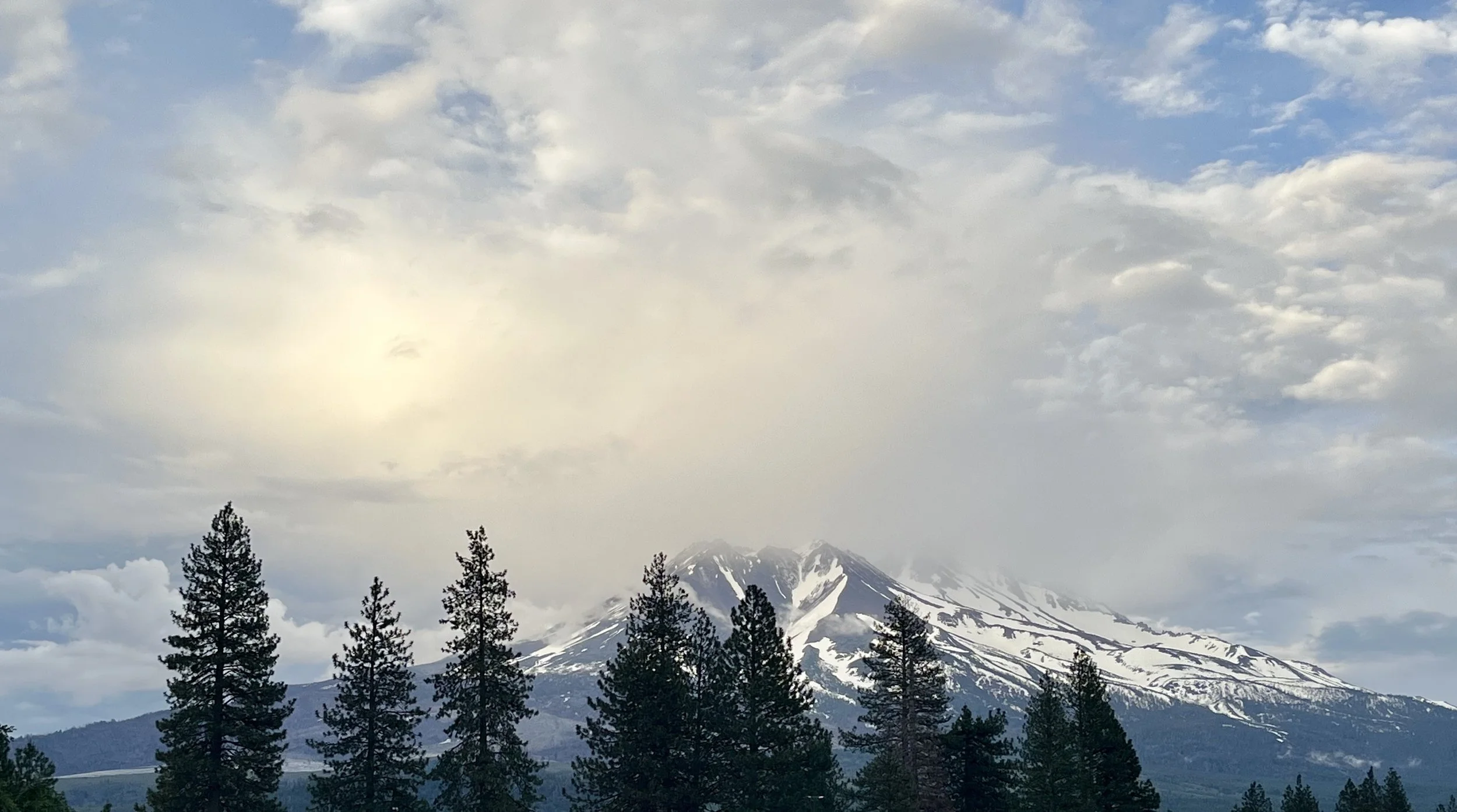 Mount Shasta, California:  She demands your attention, and she gets it.