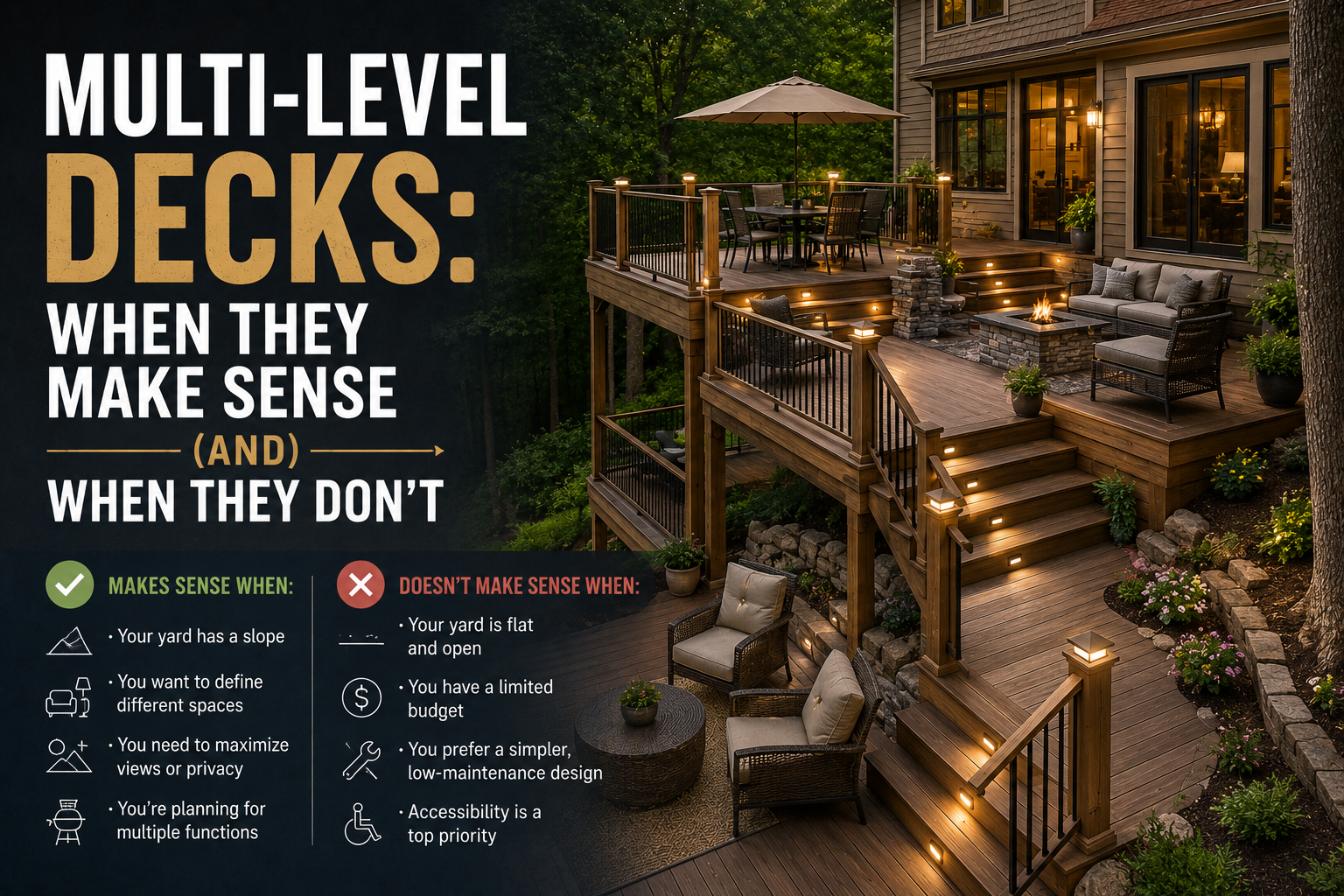 Multi-Level Decks: When They Make Sense (And When They Don't)