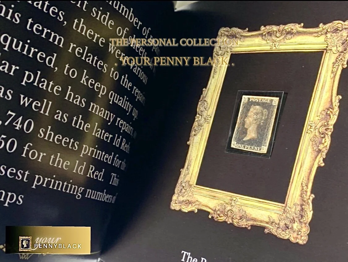 THE PENNY BLACK COLLECTION. All 12 versions of the world's first