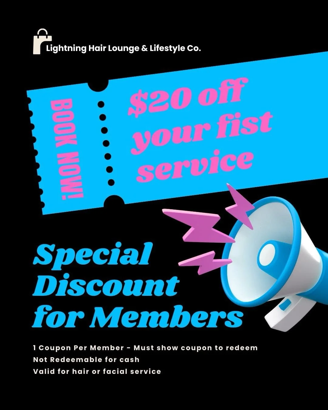 ⚡️ NEW MEMBER-TO-MEMBER DISCOUNT ALERT! ⚡️

LOOK GREAT | FEEL GREAT | DO GREAT

We&rsquo;re excited to spotlight @lightninghairlounge &mdash; and trust us, this is more than a salon&hellip; it&rsquo;s a movement. 💇&zwj;♀️✨

This team is all about en