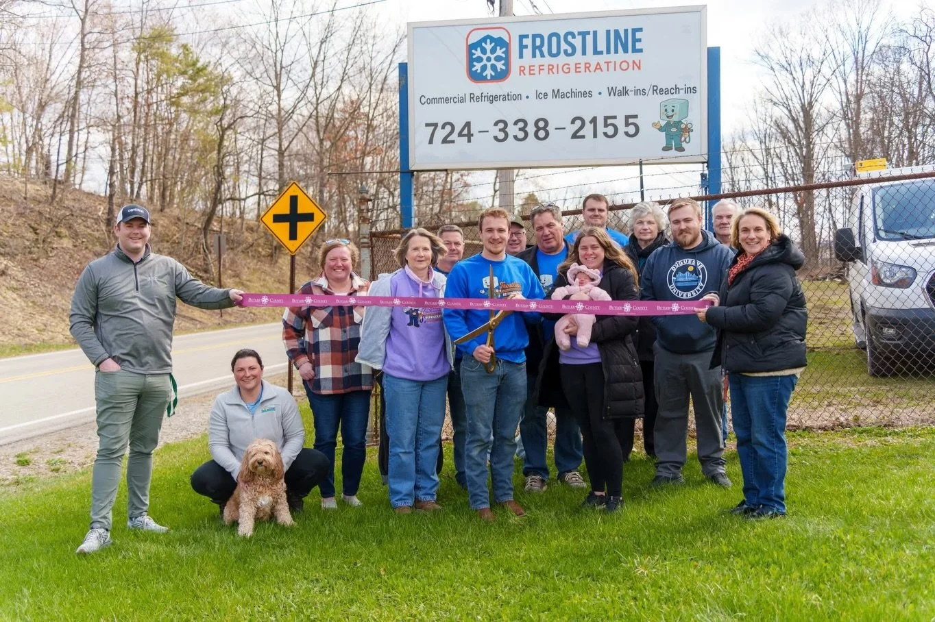 ❄️✂️ Celebrating legacy, leadership, and local entrepreneurship in Butler County!

We were proud to celebrate @frostlinerefrigerationllc with a recent ribbon cutting as Nash Michalski steps into the next chapter of leadership alongside his father, Ch