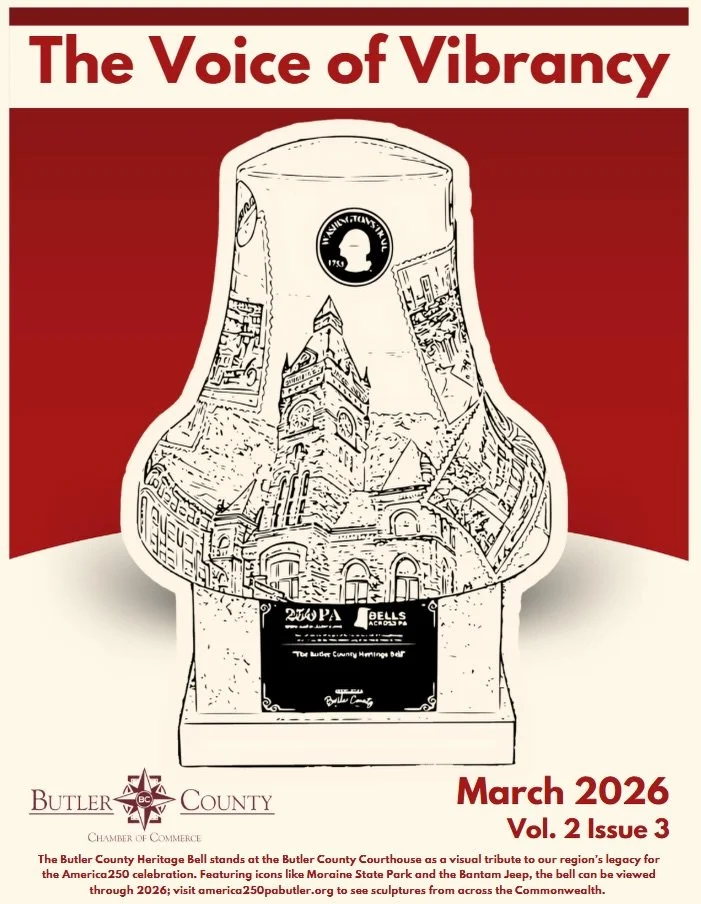 🌷✨ The latest edition of Voice of Vibrancy is here! ✨🌷

Our newest issue is packed with stories that highlight the people, organizations, businesses, and momentum helping move Butler County forward. 💼🚀❤️

Inside this edition, you&rsquo;ll find:


