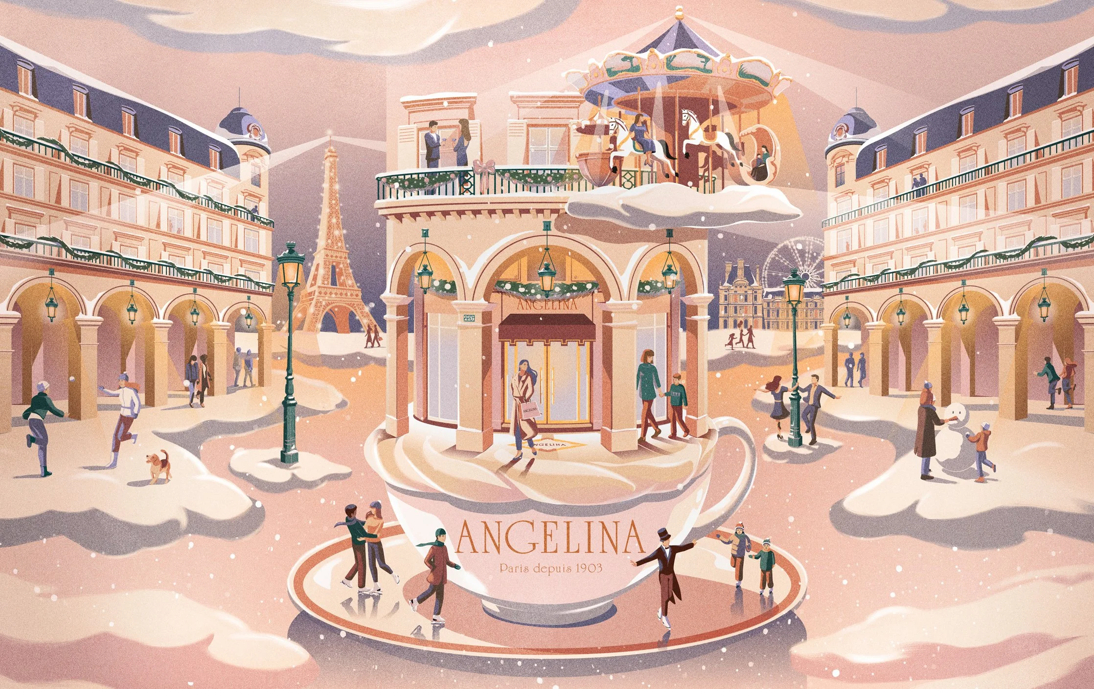 Angelina Paris advent calendar 2023 calendrier de l'avent 2023