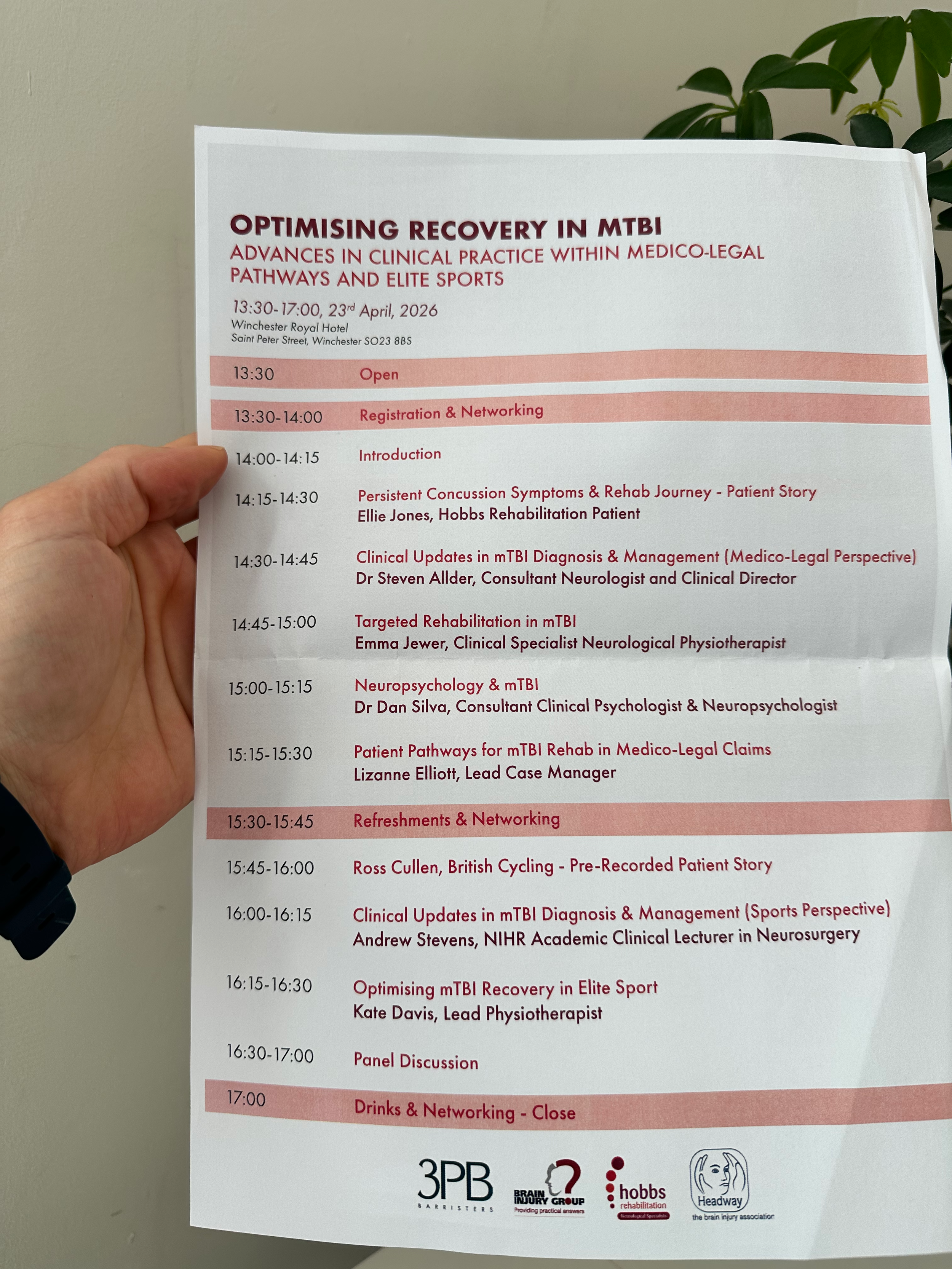 mTBI Recovery Conference