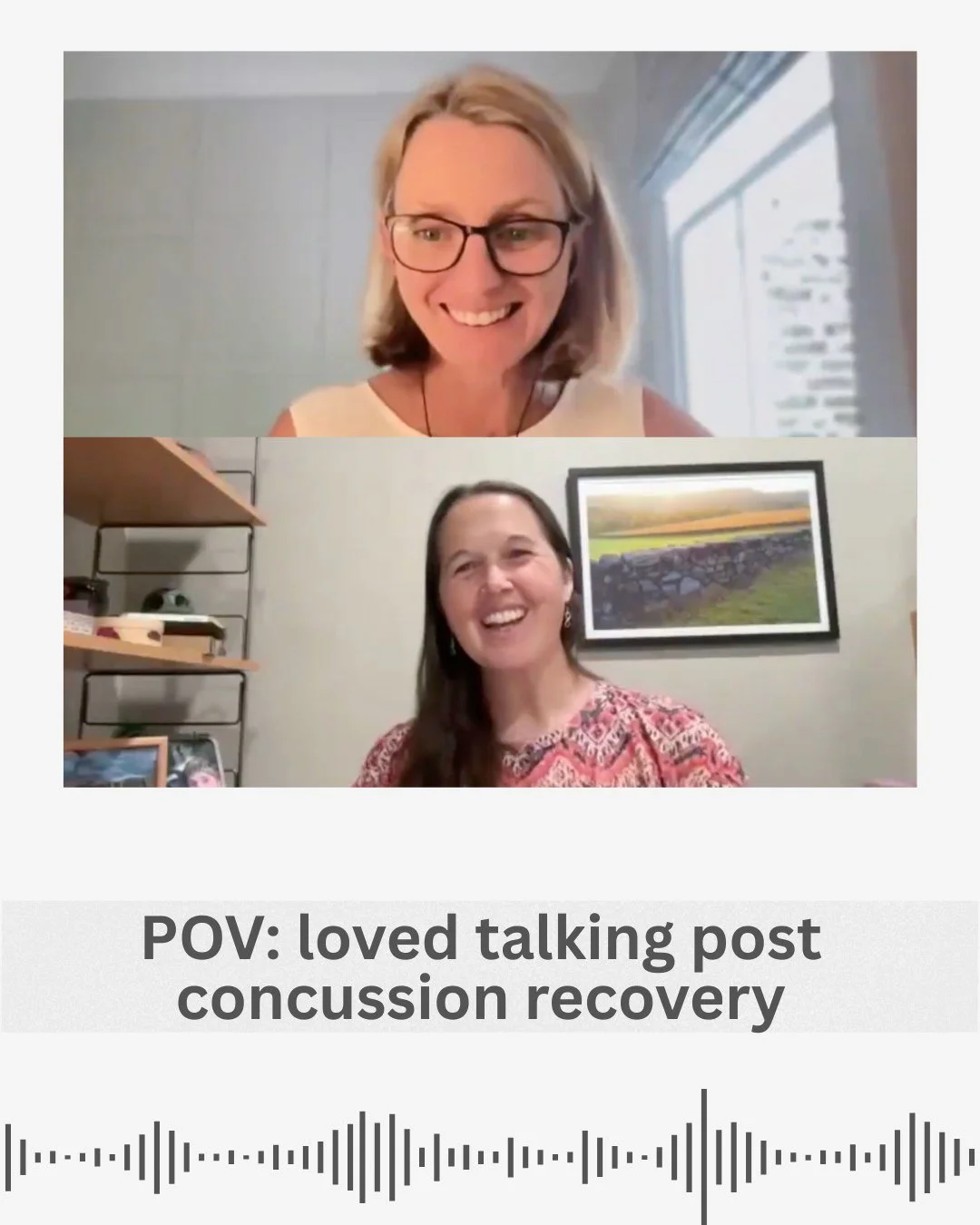 Such a joy and privilege to be invited on to the podcast by @the_concussion_coach after several years of being a listener! Bethany has been a source of information and inspiration as part of my recovery journey, particularly in those early days of po