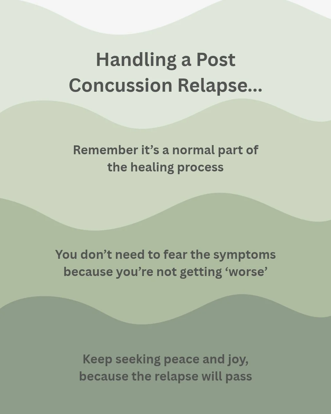 Once I understood the nervous system I understood how my fear was fuelling my symptoms and getting me 'stuck'. 

#postconcussionsyndrome
#pcs
#concussion