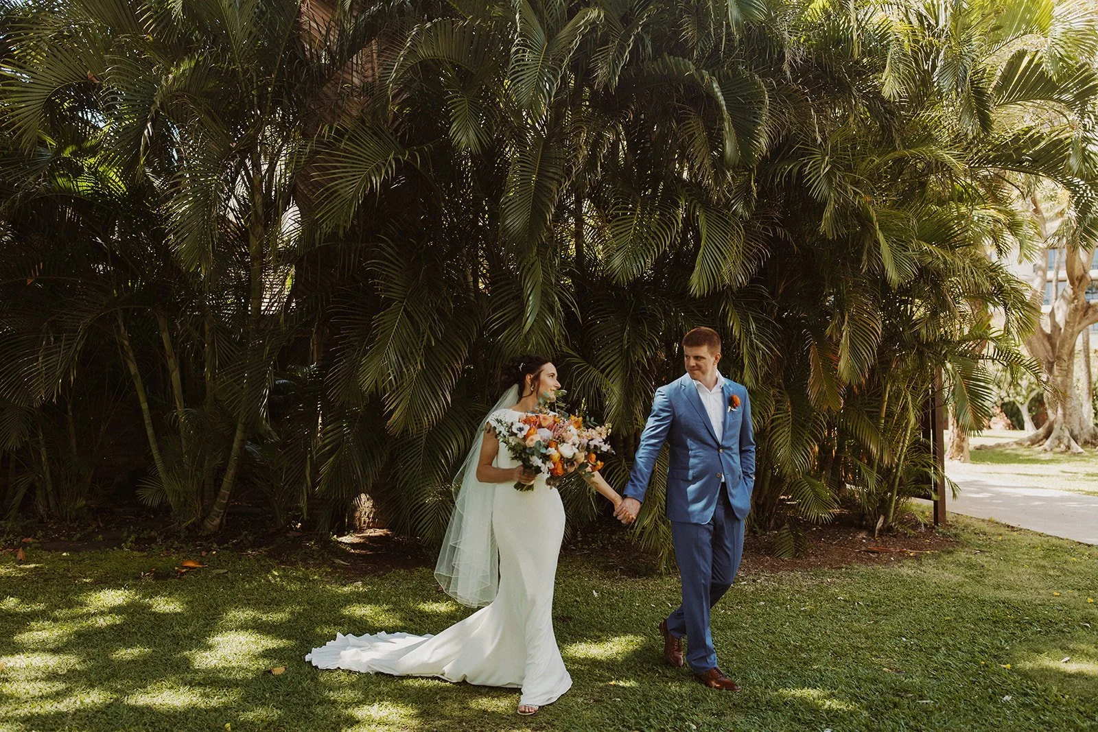 Romantic Stroll Through Tropical Gardens