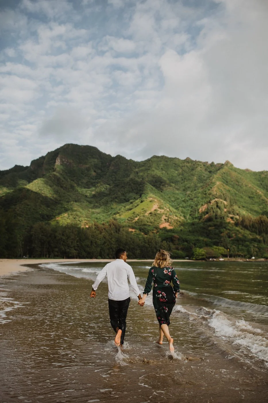 Couples Session with Majestic Mountain Backdrop