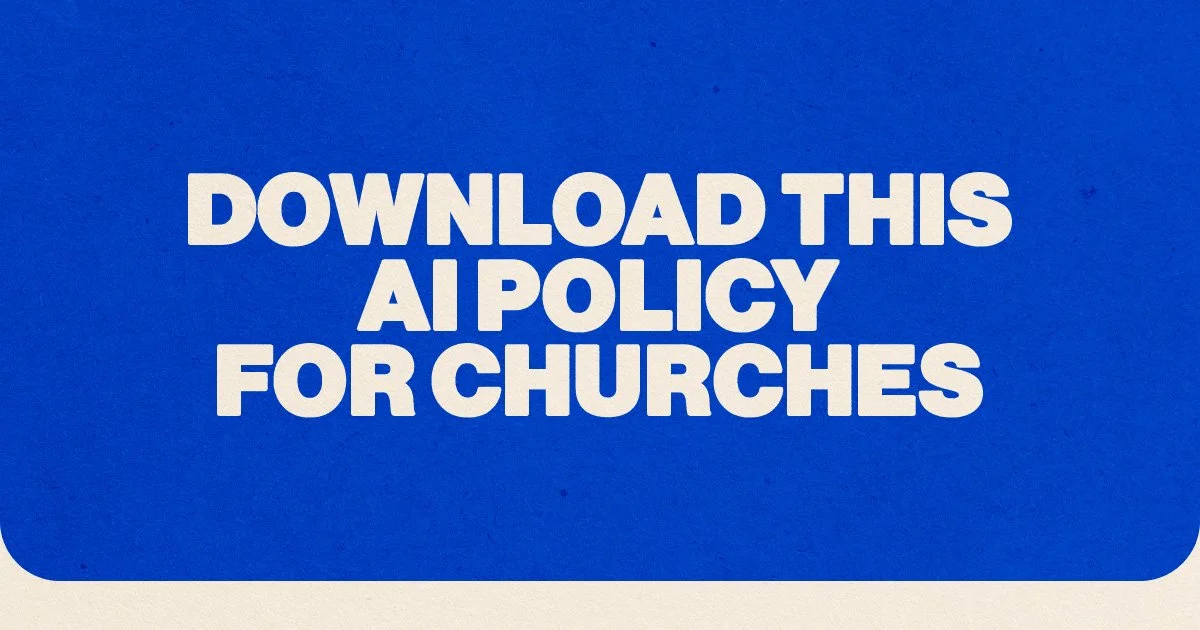 Download This AI Policy For Churches