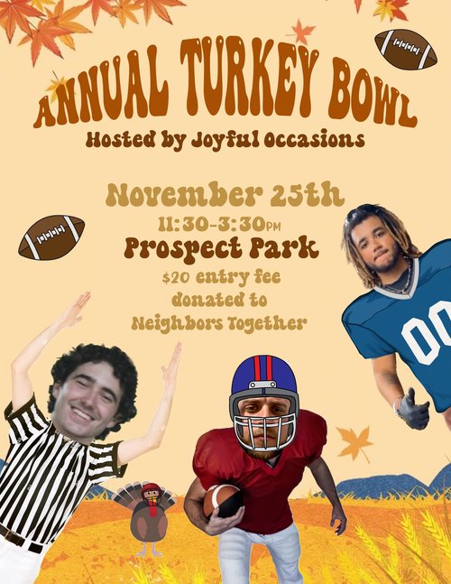 2023 Annual Turkey Bowl Flyer