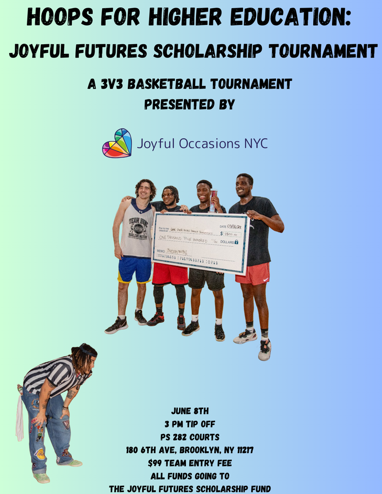 Hoops For Higher Education Tournament Flyer