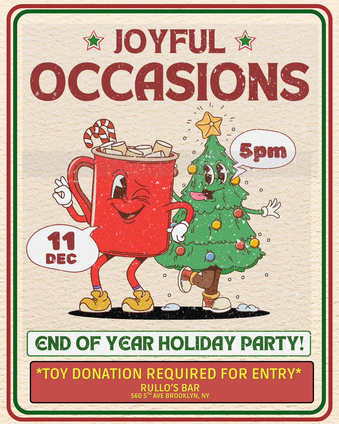 Joyful Holiday Party 2025 Flyer