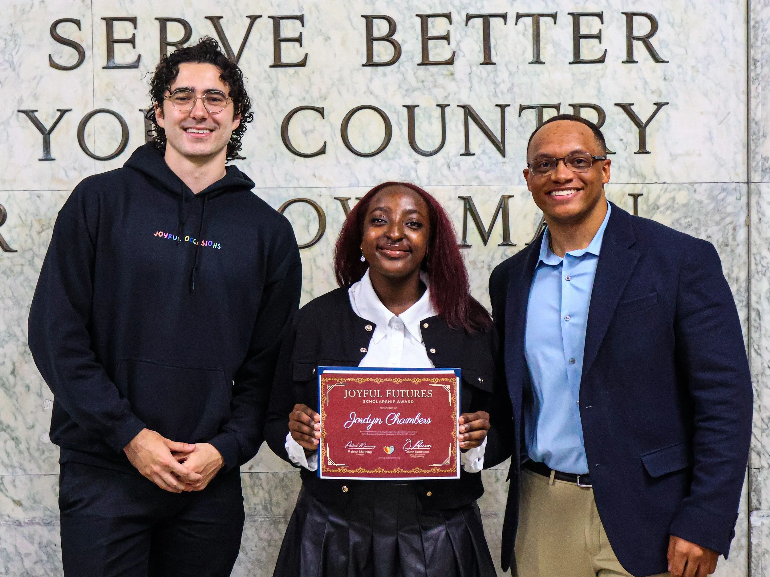A photo showing a joyful community event in progress.