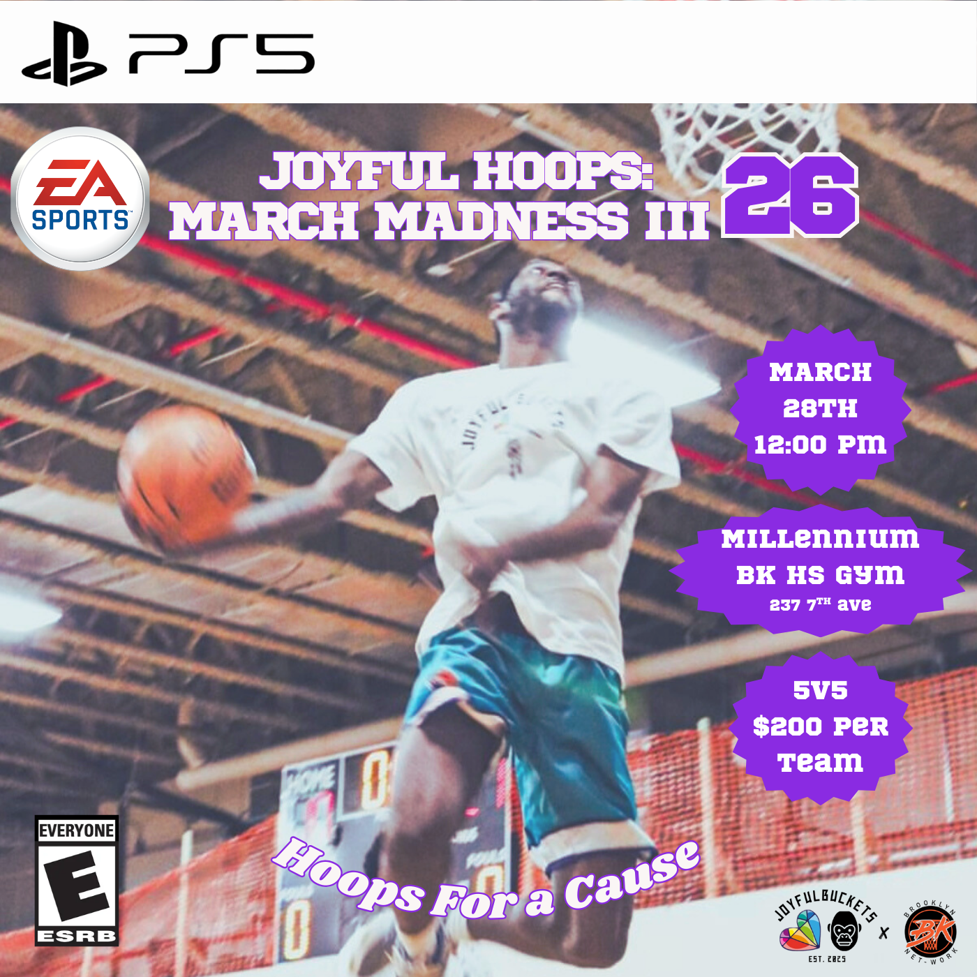 March Madness Basketball Tournament Flyer