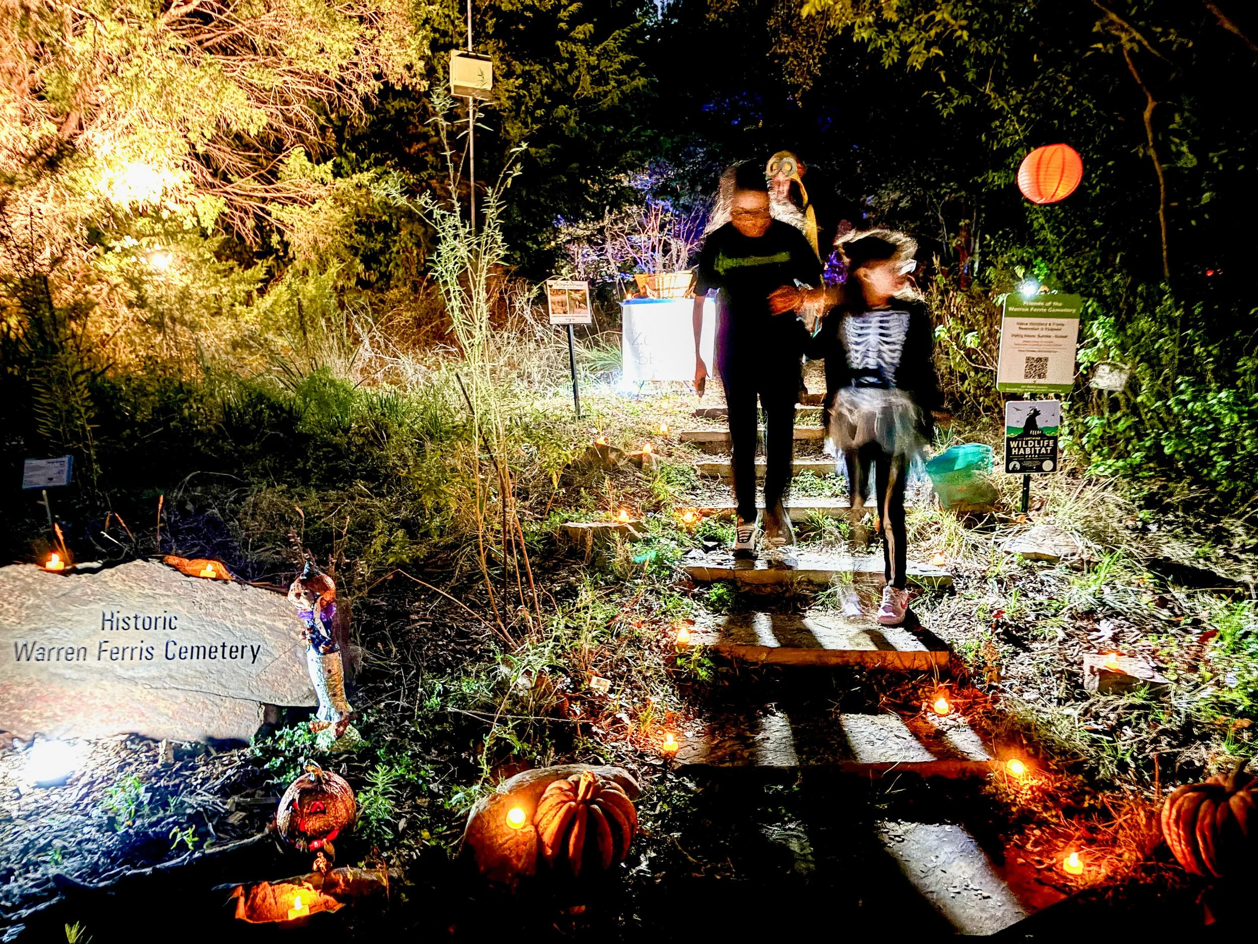Halloween Fun at Warren Ferris Cemetery