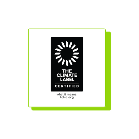 Climate label certified logo