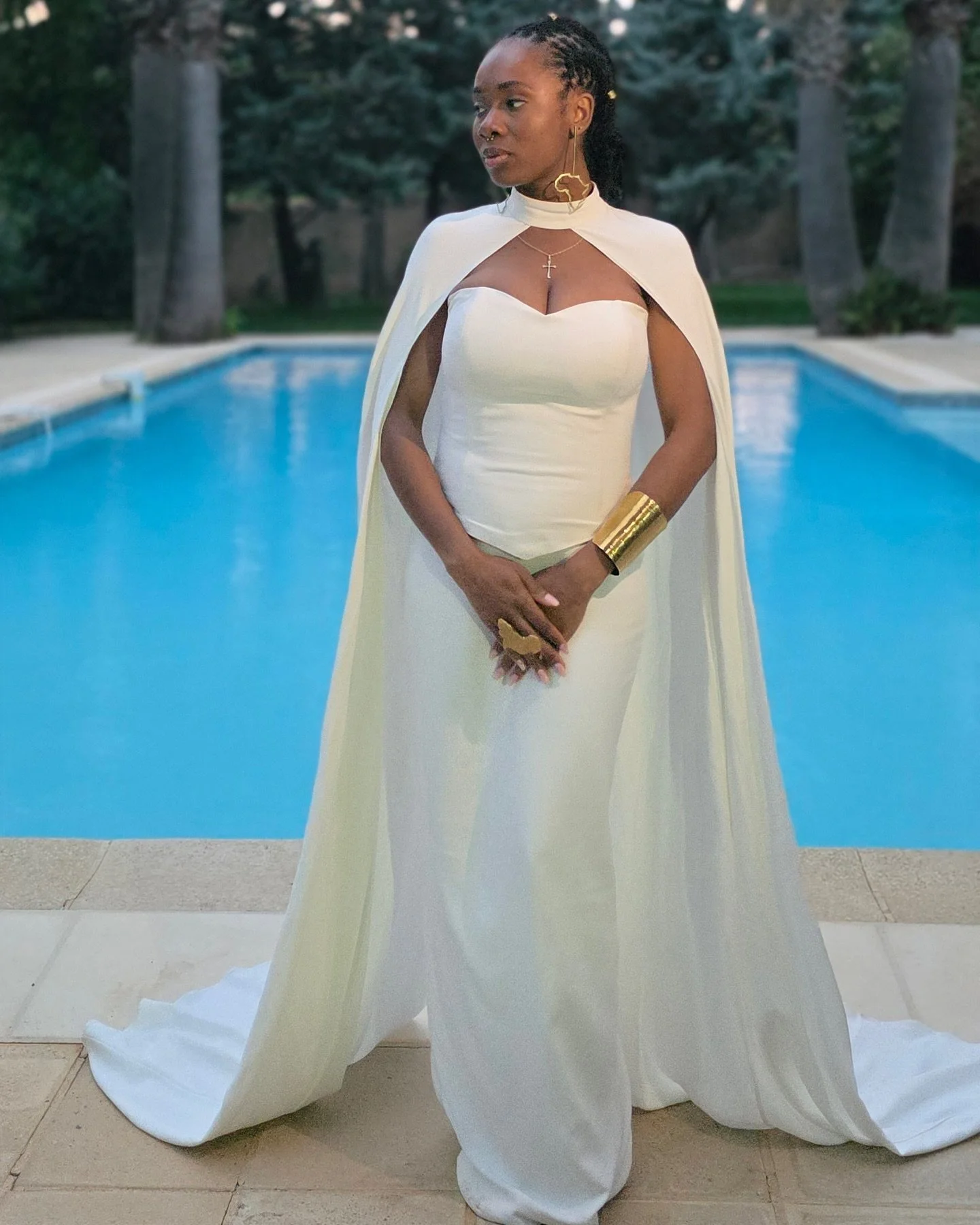 Non pas trouv&eacute;e mais cr&eacute;&eacute;e. Cette vision qu&rsquo;on ne trouve pas toujours en boutique. ✨ Une tenue :
&bull; cr&eacute;&eacute;e et test&eacute;e pour elle 
&bull; con&ccedil;ue et cousue avec soin
&bull; avec une coupe et des m