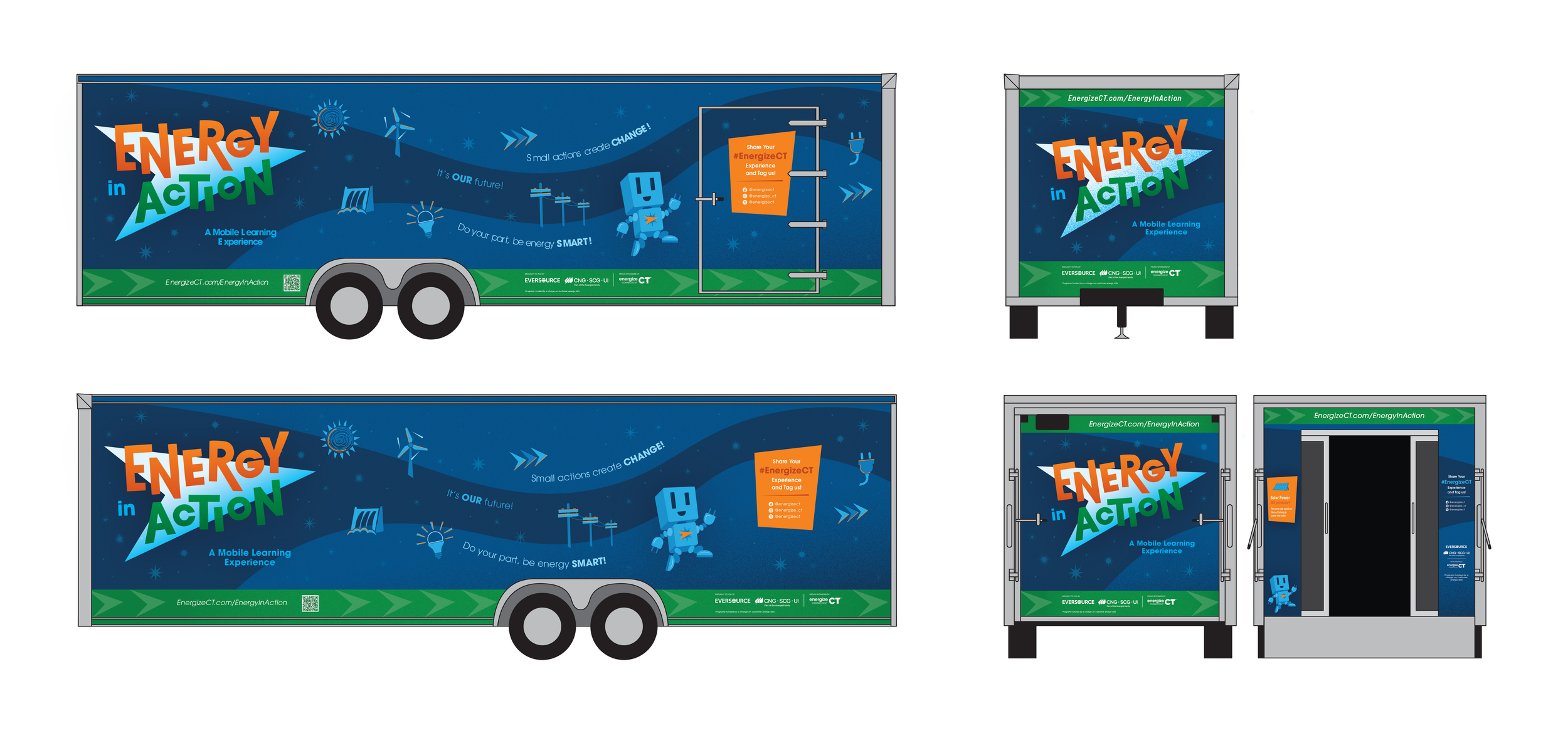 Exterior Trailer Wrap Design