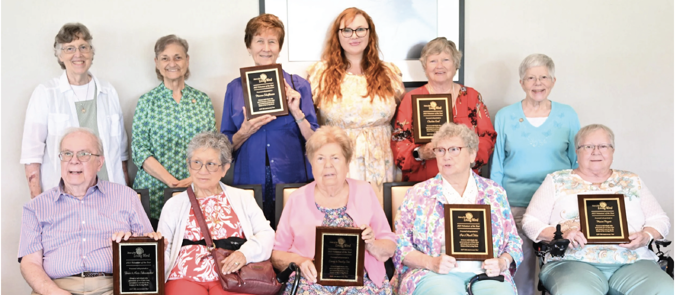 2025 Volunteers of the Year Award:
SLW's All That Jazz Event Committee for Over
300 Years of Combined Volunteer Service to SLW