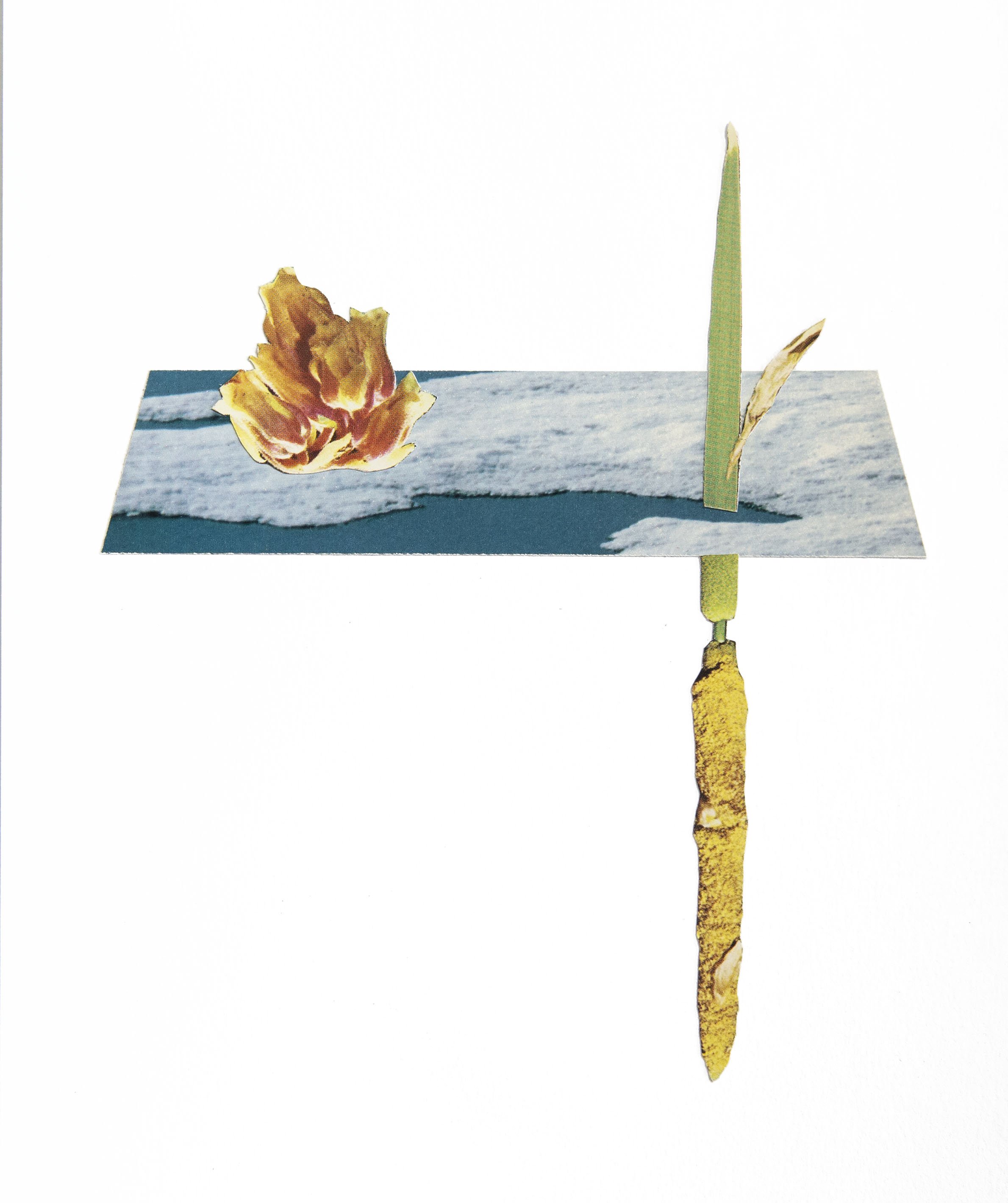 When Heaven is Over, analog collage on paper, 10 x 8 inches
$120