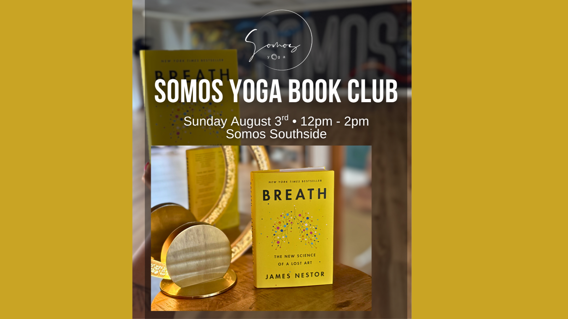 YOGA BOOK CLUB: BREATH BY JAMES NESTOR