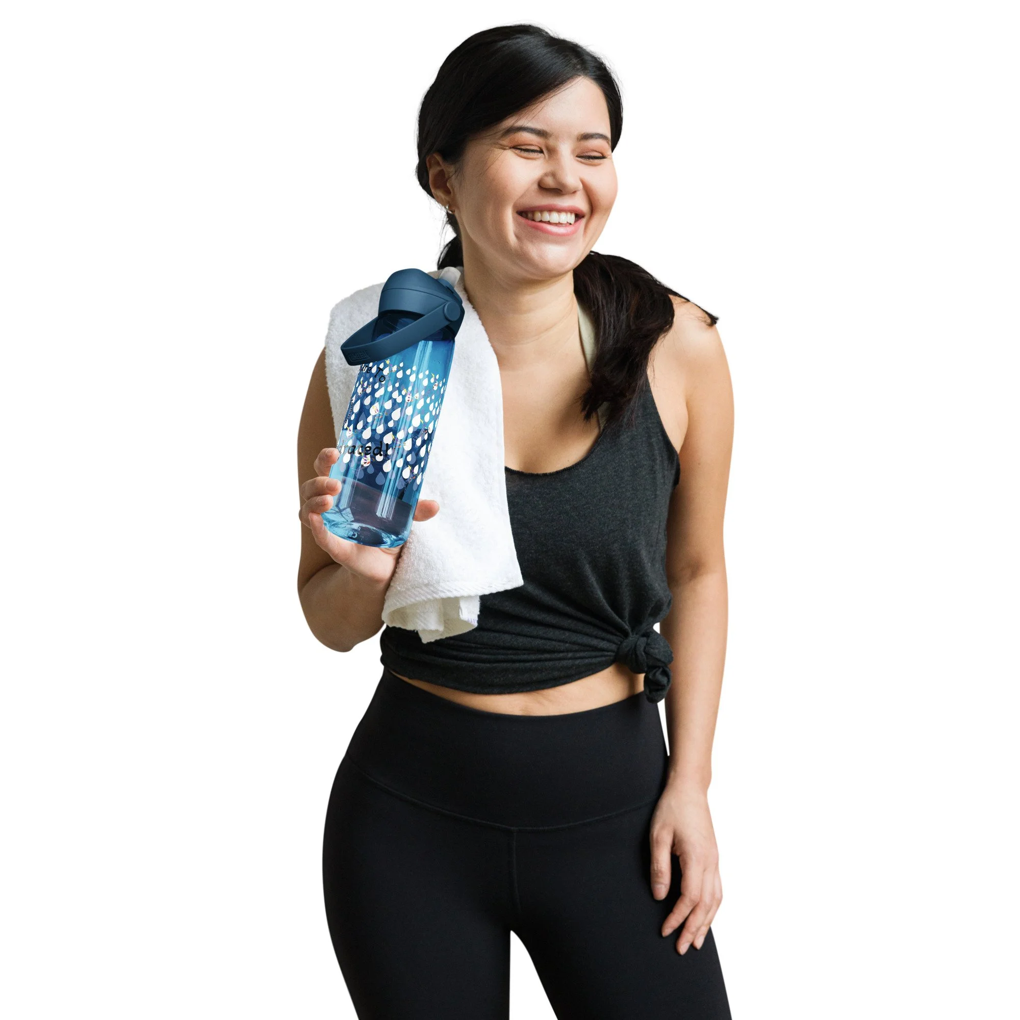 Isaacey Entertainment | Flip Straw Water Bottle