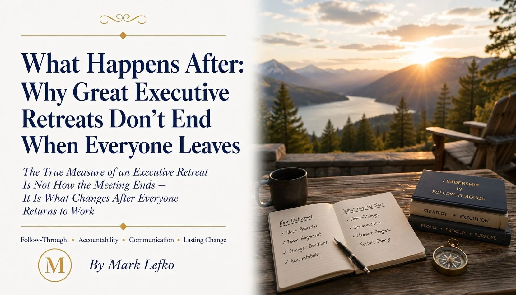 What Happens After — Why Great Executive Retreats Don’t End When Everyone Leaves