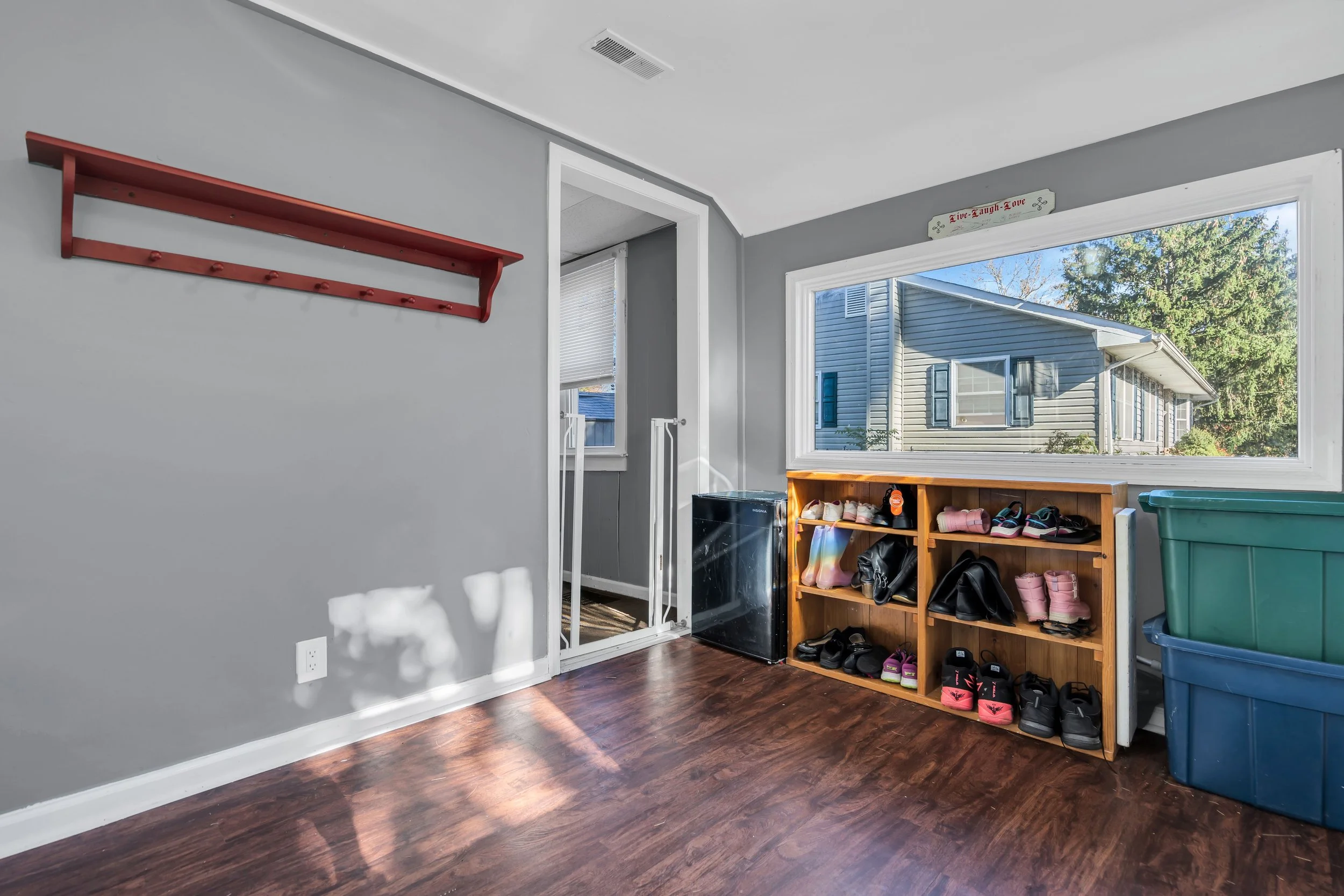 Mudroom with big windows at 105 Lakewood Ave, Whiting, NJ 08759