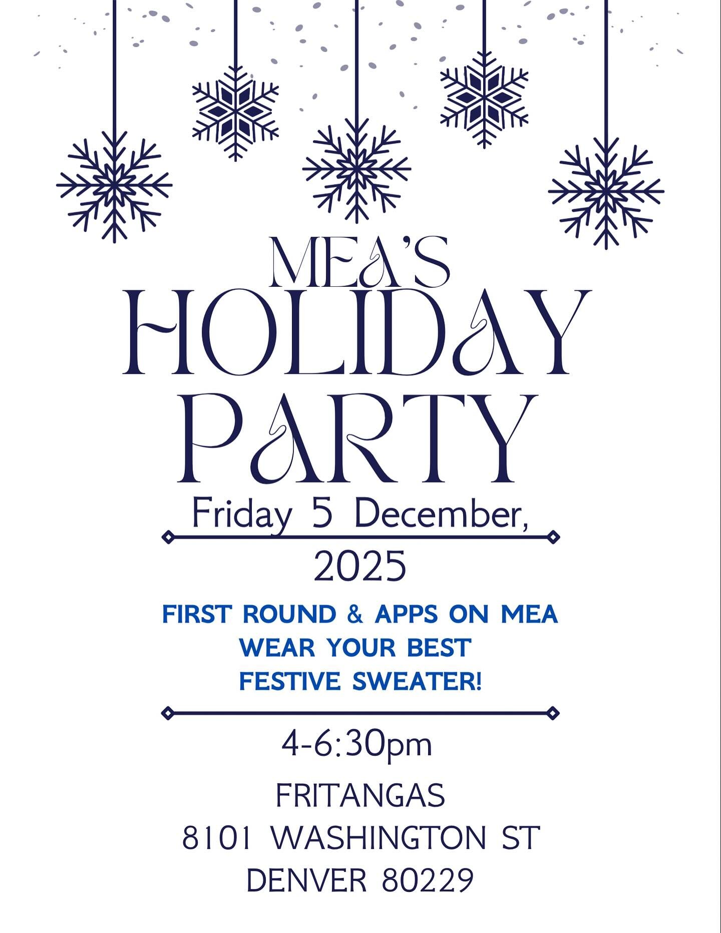 Hope to see a LOT of you at our winter social at @fritangasmexicanrestaurant on 12/5. 

#social #unionpower @coloradoea #solidarityforever