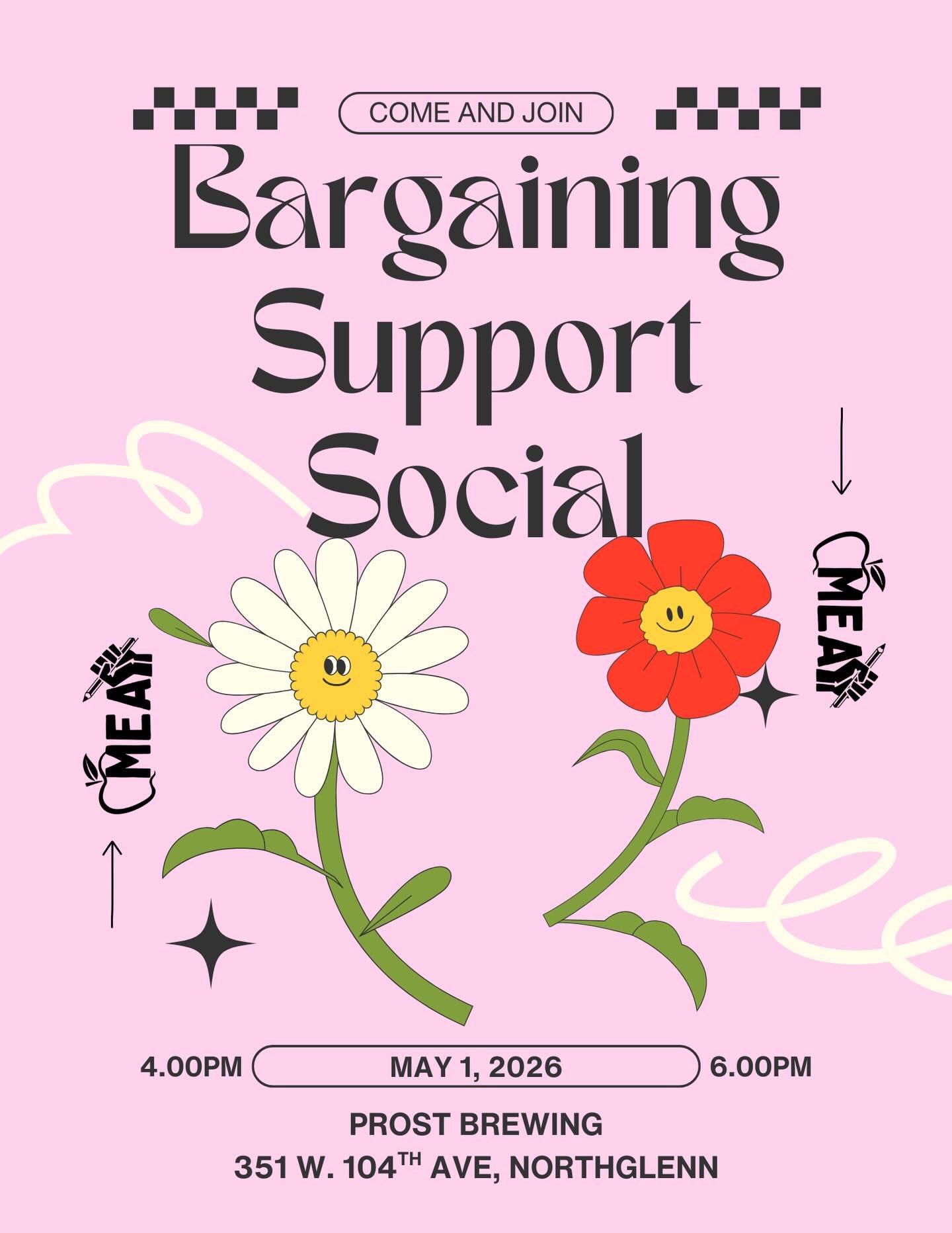 Yall! It is going to be here before you know it. Mark your calendars and be on the look out for updates on bargaining dates soon. 

#solidarityforever #unionstrong #coloradoteacher