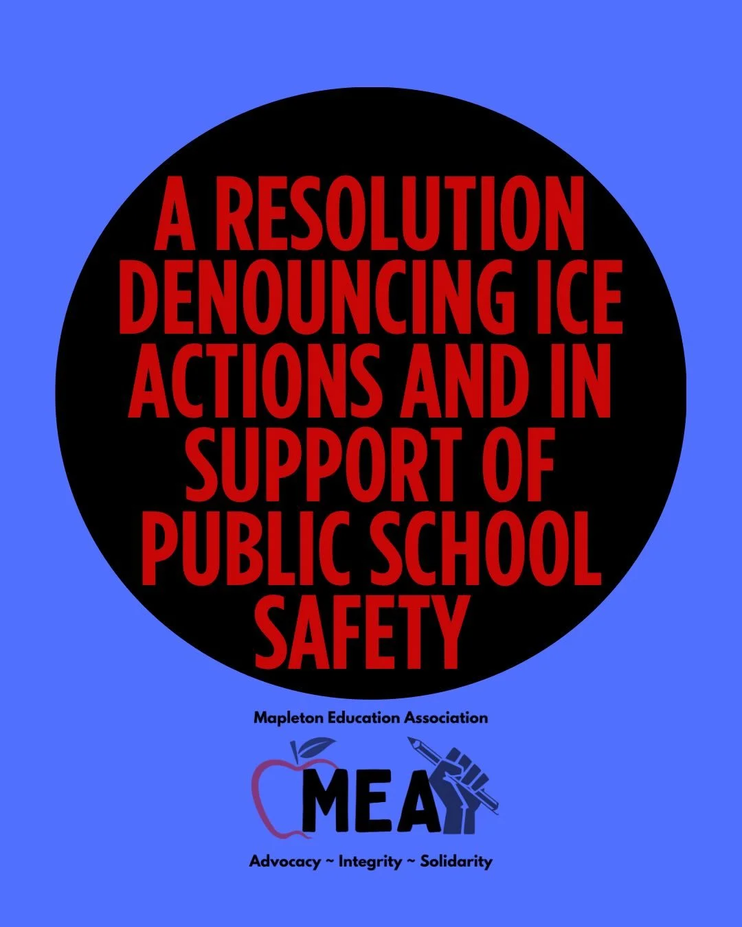 Keep ICE out of our schools. See the attached resolution!!! 
@coloradoea #iceout #coloradoteachers #supportkids