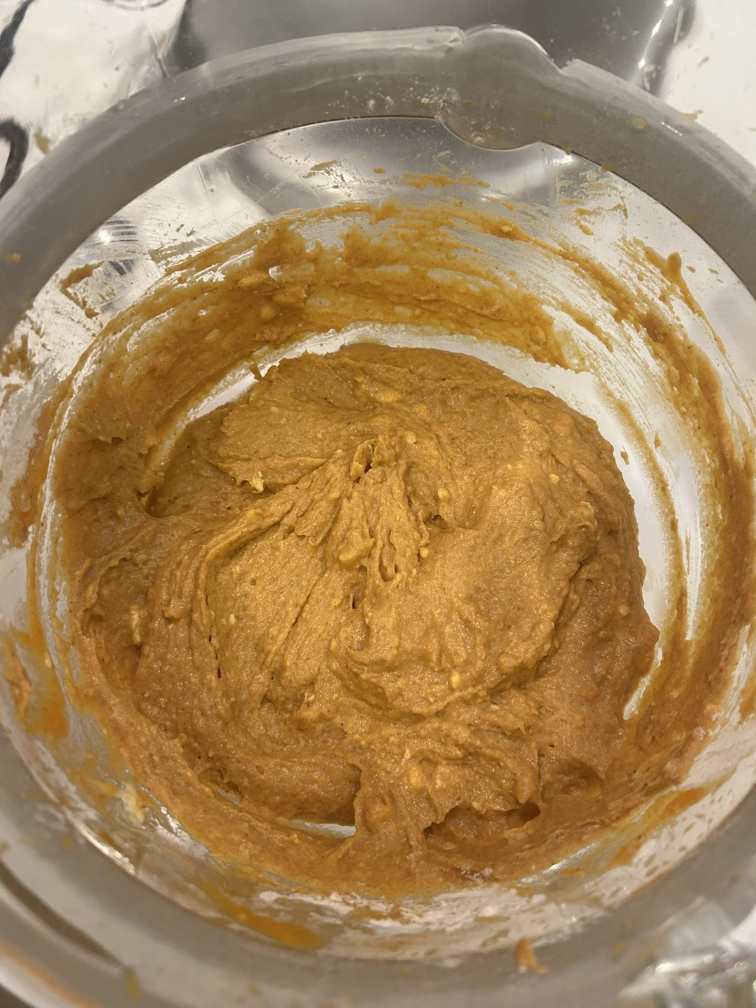 Batter for pumpkin bread