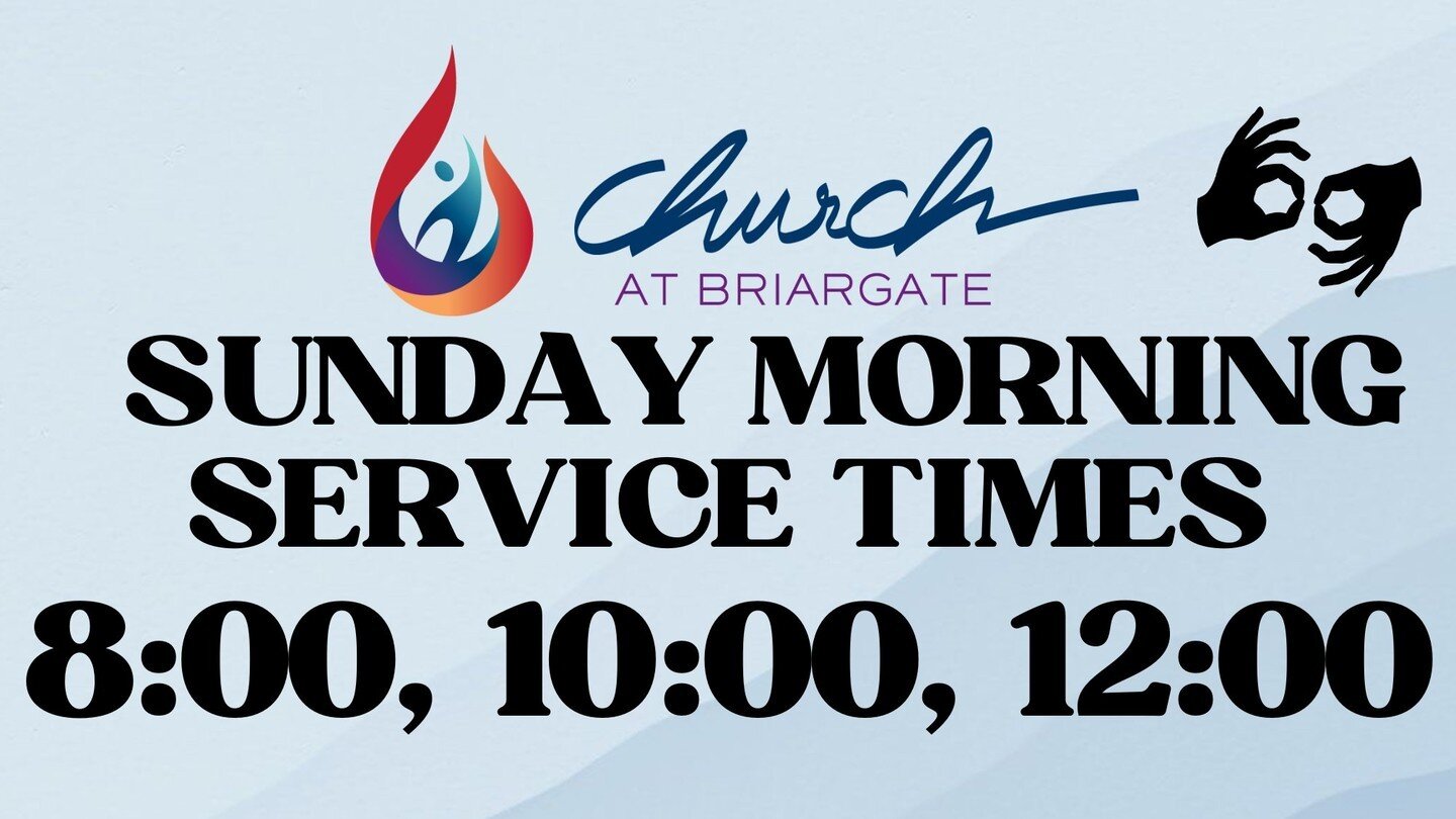 Updated Sunday Service Times