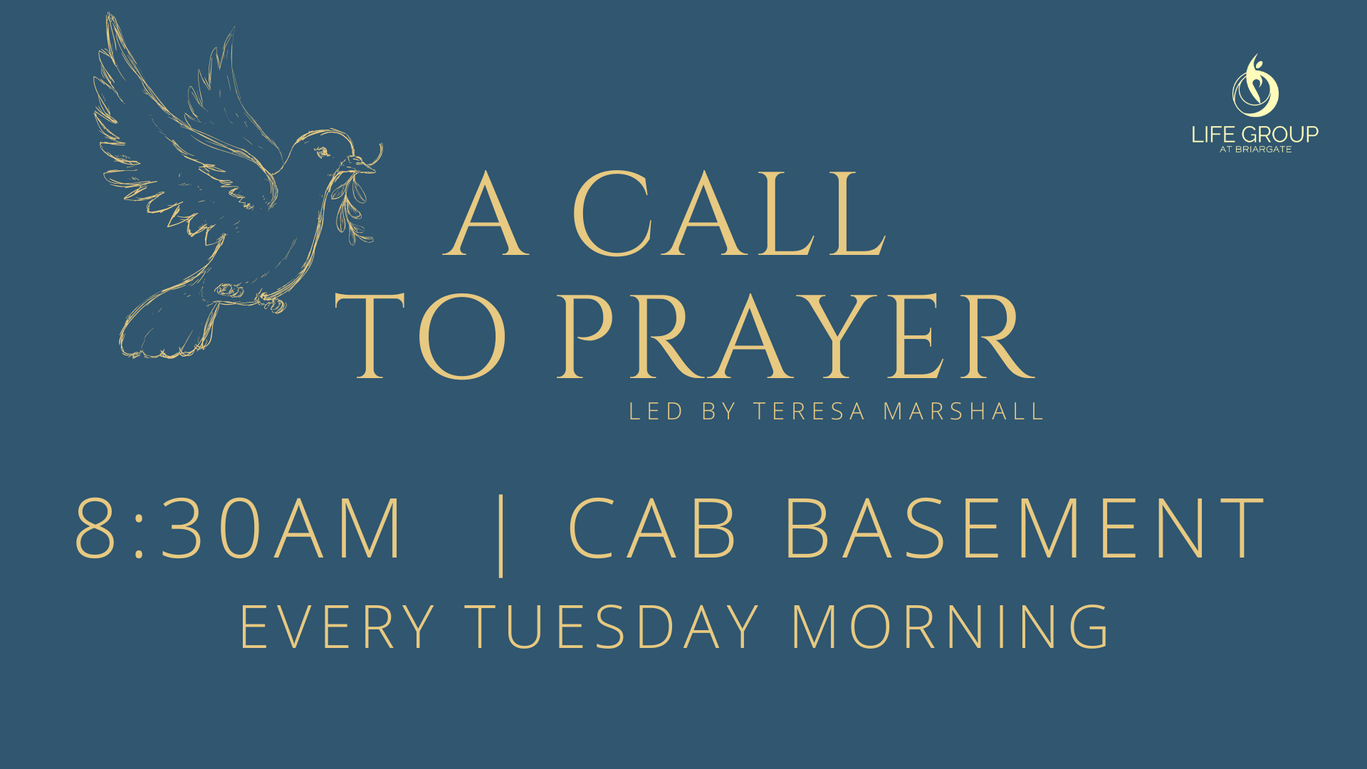 a call to prayer