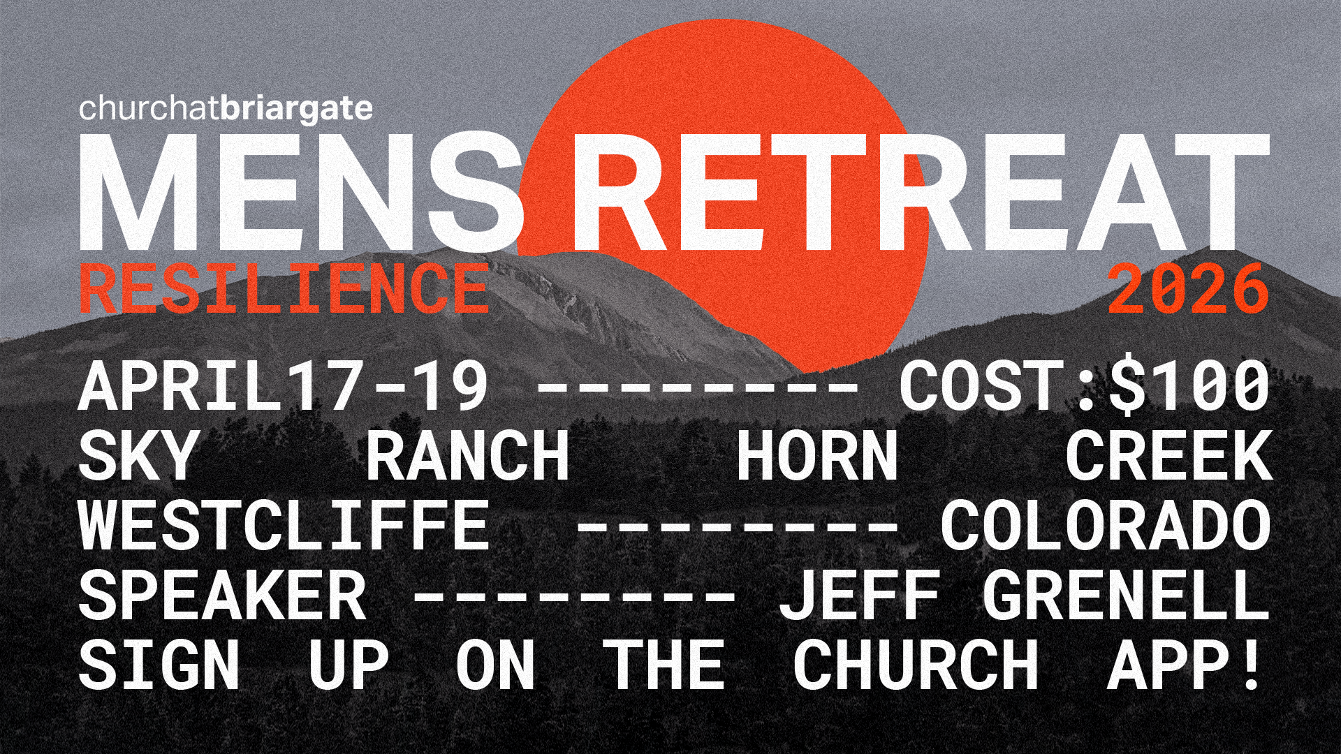 Men's Retreat