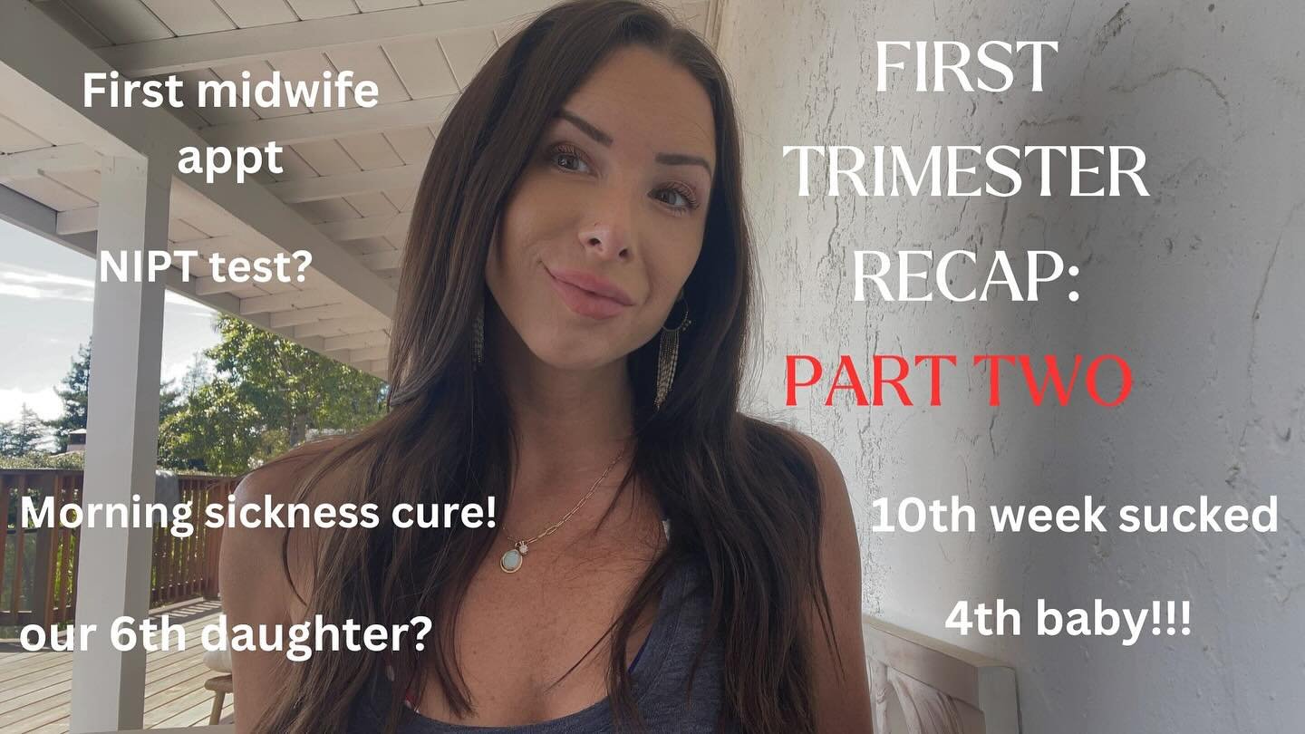 Part two is up! Weeks 9-13 of the first trimester!

Link to my channel is at the top of my linktree - in bio.
Subscribe and comment don&rsquo;t just watch and ghost me- 💕