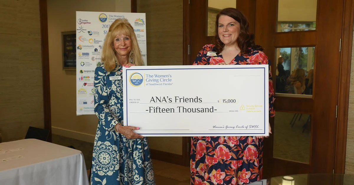 A.N.A.’s Friends receives $15,000 from Women’s Giving Circle to support Children's Needs Program and Heartfelt Hangouts