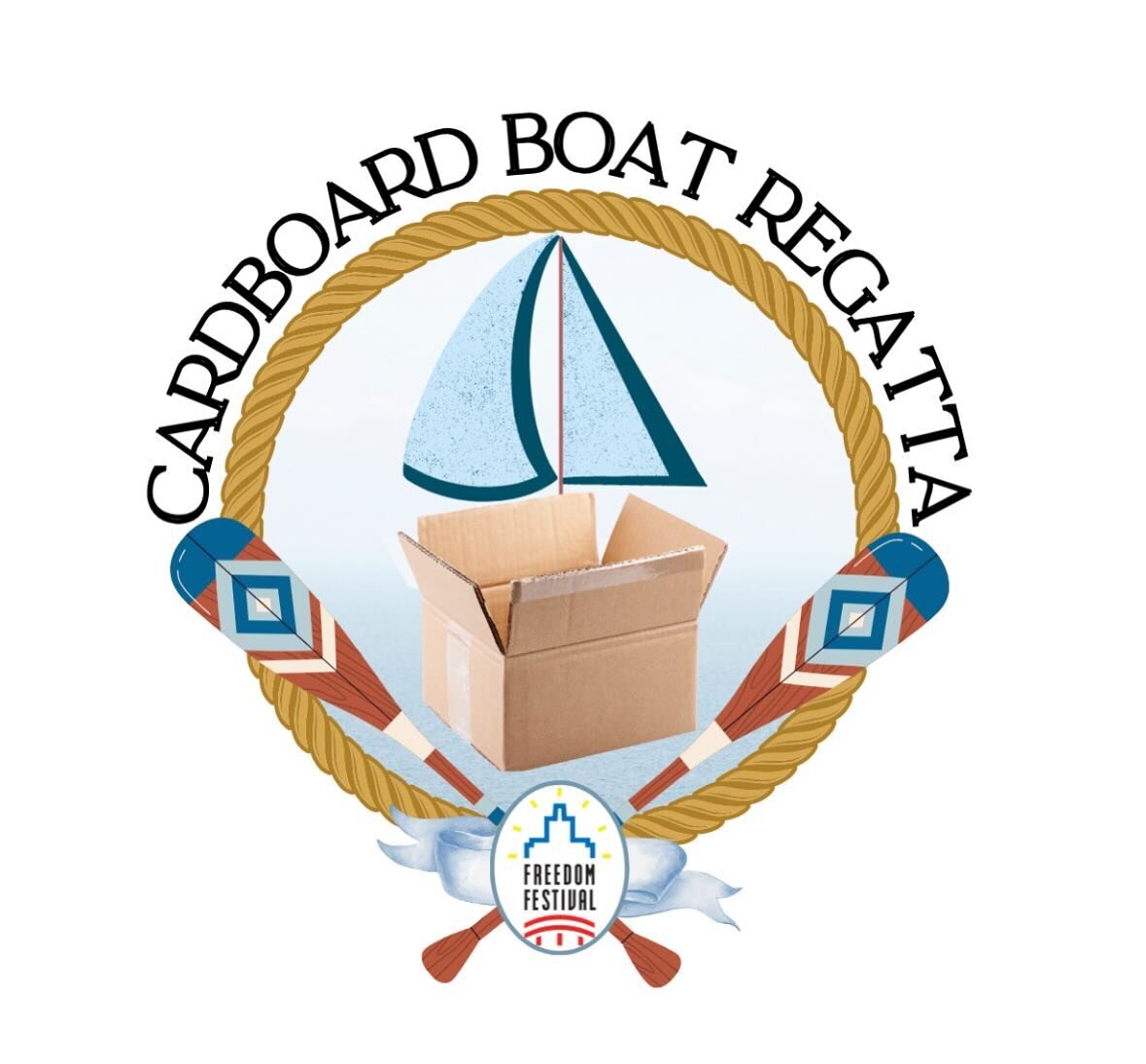 IT&rsquo;s BAAAAAACK! After a 14 year hiatus, The Freedom Festival&rsquo;s Cardboard Boat Regatta will take place during the Ellis Family Fun Fest on Saturday June 8th, 2024. There is a limited number of spots so sign up early!!!